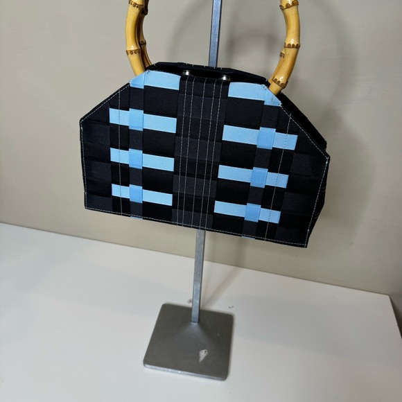 Jordan McMillan & Co. Woven Grosgrain Bag blue - Picture 5 of 12